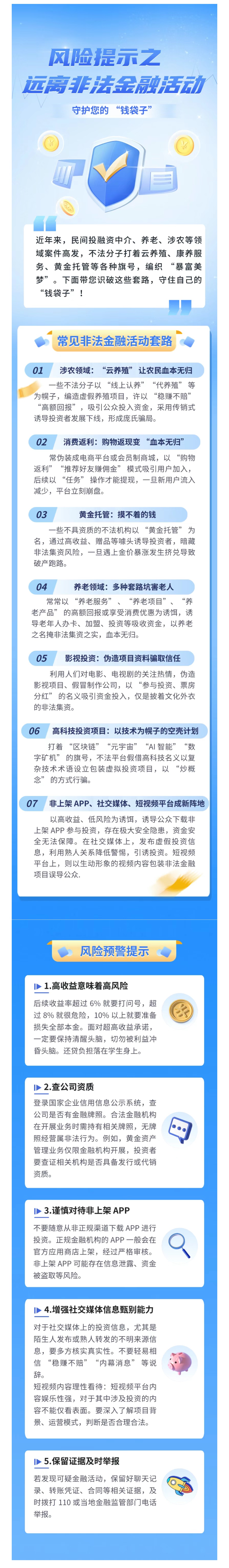 風(fēng)險(xiǎn)提示之遠(yuǎn)離非法金融活動(dòng)